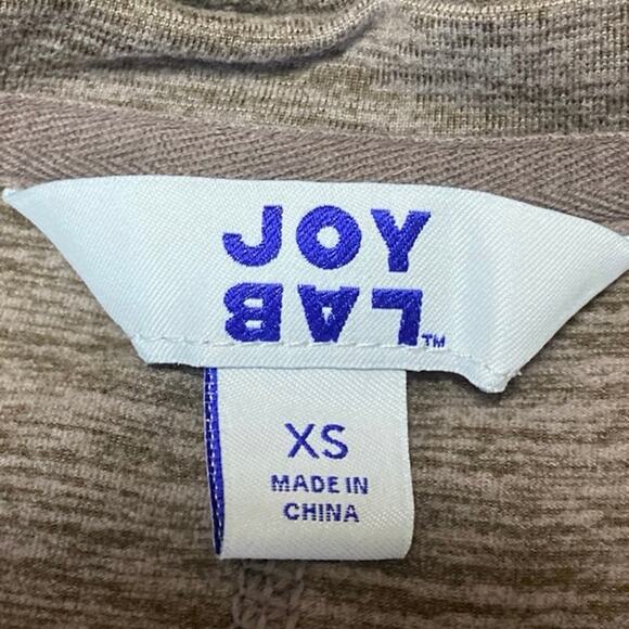 Joy Lab Women's Brown Long Sleeve Thumb Holes Activewear Tee T-Shirt Top Size XS - Picture 3 of 4